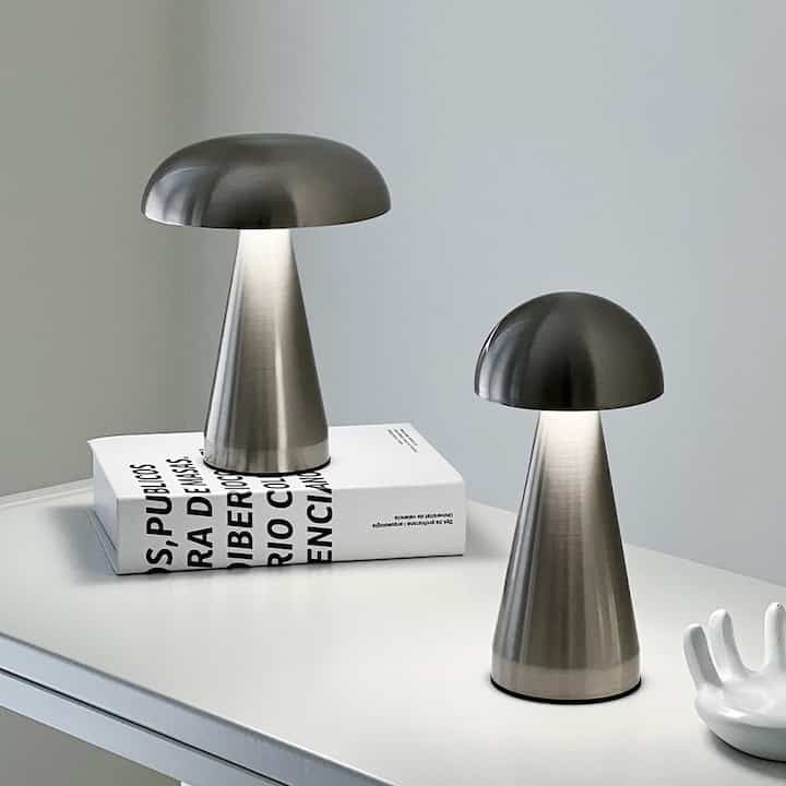 Cone Base Cordless Table Lamp