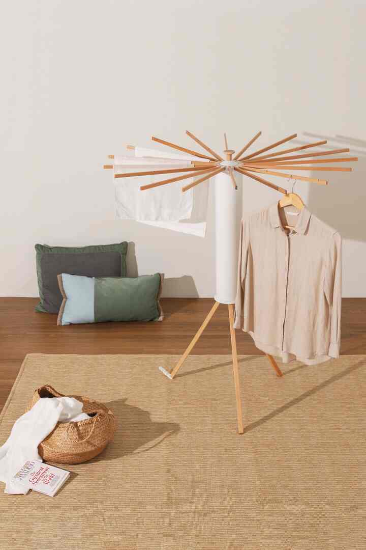 オクトパス 折りたたみ式洗濯物干し［2色］