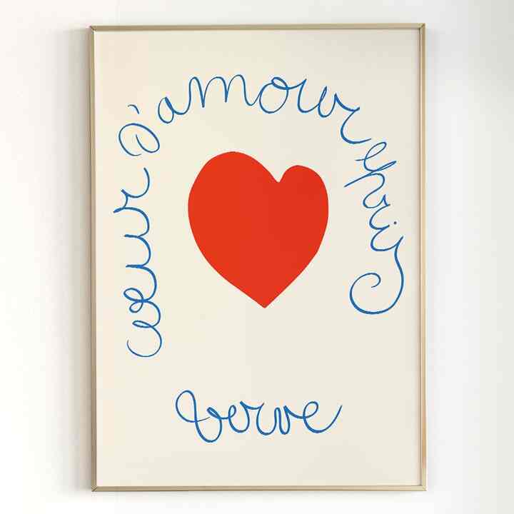 Henri Matisse Heart ポスター