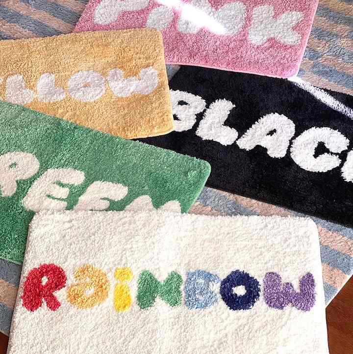 ふわふわ 長毛 マット［5色］