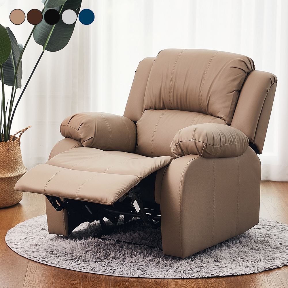 클렙튼 수동 1인용 리클라이너 소파 7001 