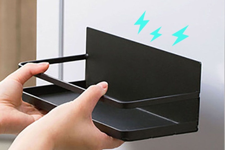 냉장고 자석 수납 틈새선반 부착형 철제도어