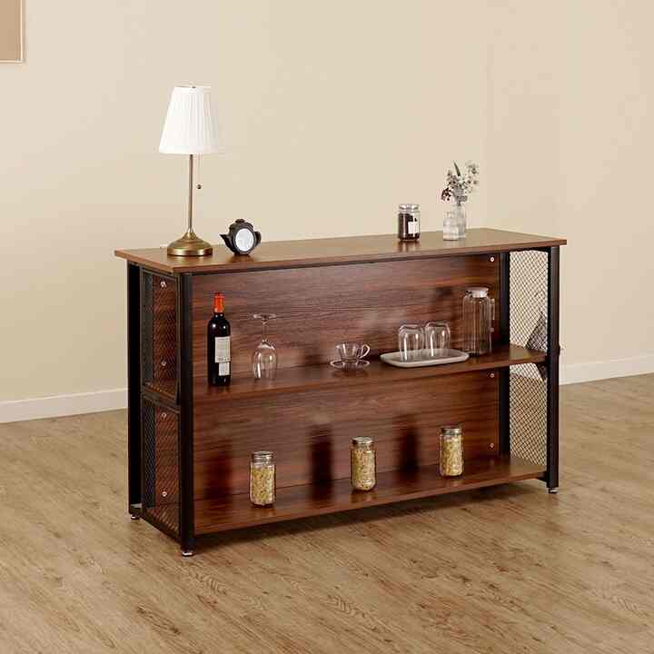 ホームバーテーブル 120cm［2色］