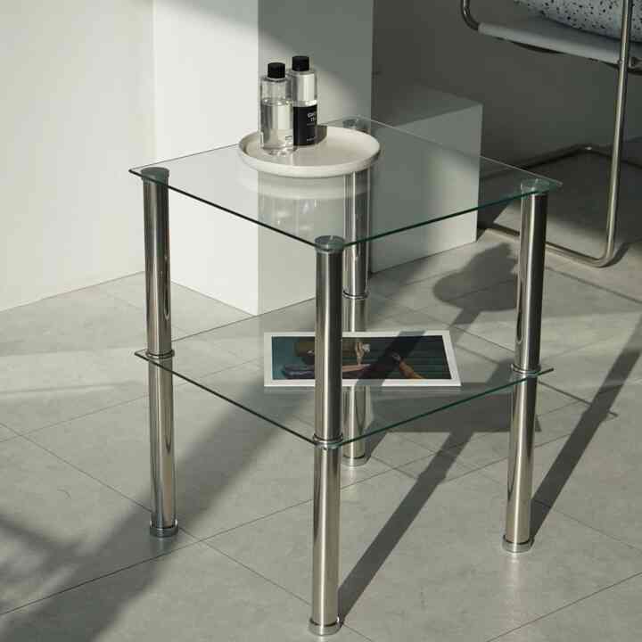 ガラス モジュール サイドテーブル