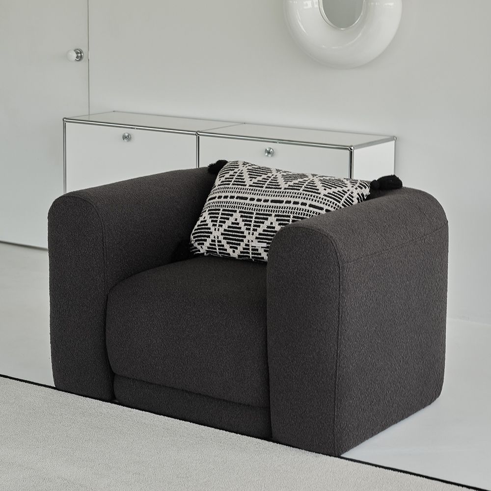 보보 집요한블프 13만원 할인 / 볼드 모듈 1인용 라운드 카우치 패브릭 소파