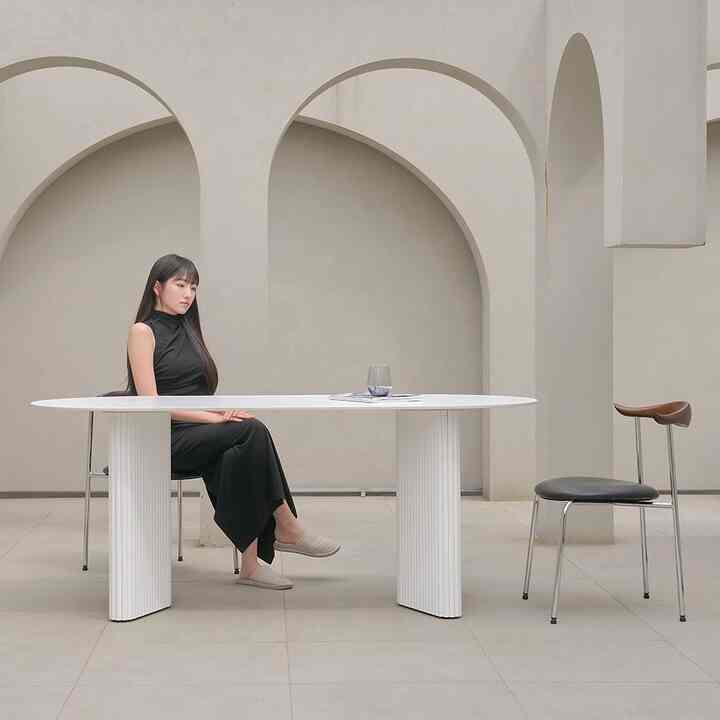 Sereno ダイニングテーブル 180cm［2色］