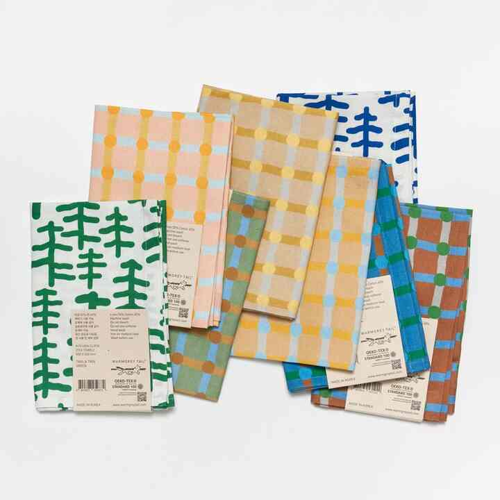 DOT CHECK キッチンクロス［11色］