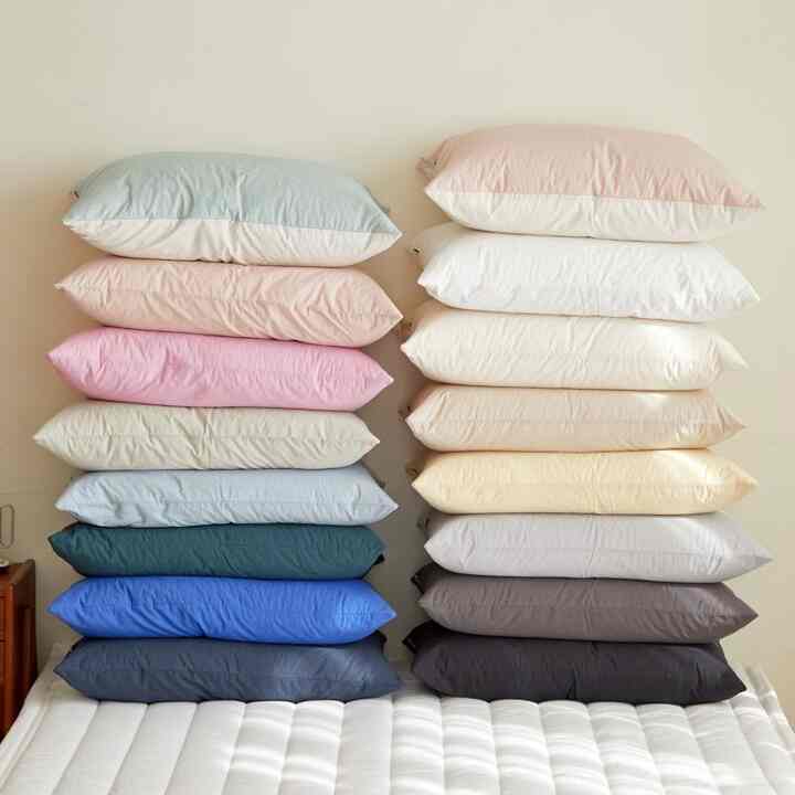 DOZE 高密度純綿 冷感 枕カバー［16色］