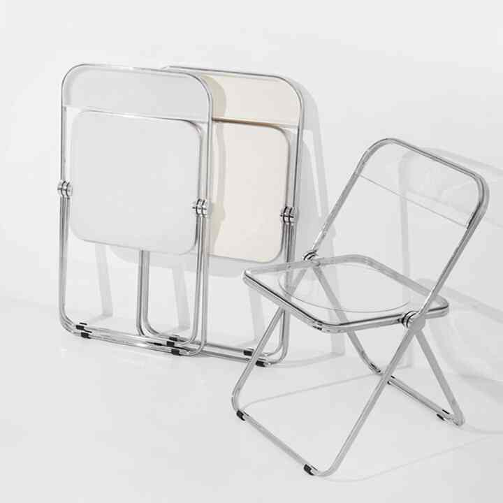 Clear 折りたたみ椅子［3色］