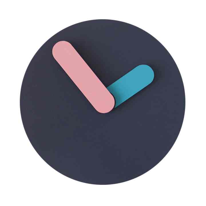 ビビッドボールド ベイビー 静音 壁がけ時計［2色］