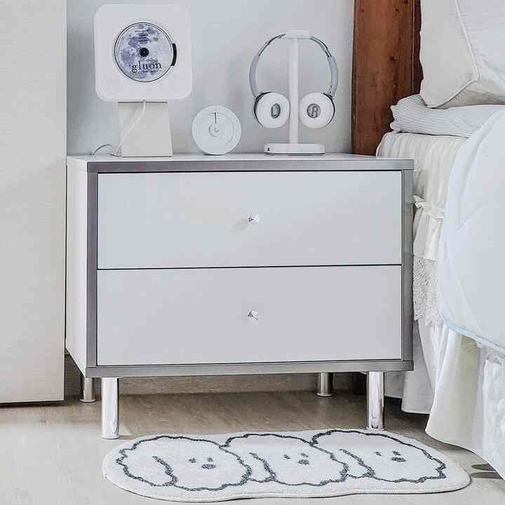 UNIQUE 2段 シルバ サイドボード 60cm