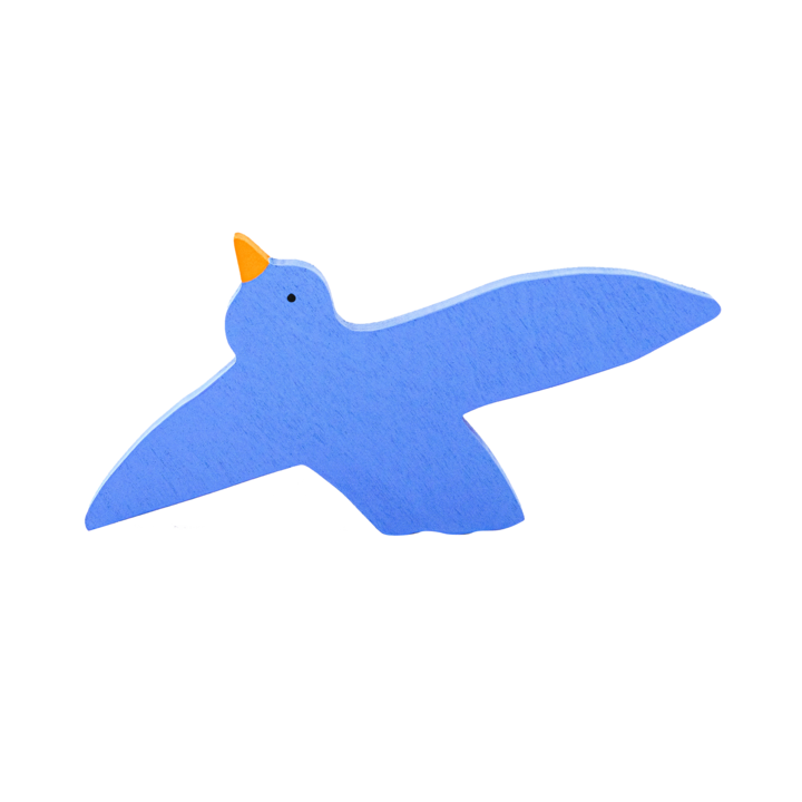 BLUE BIRD ウッドオブジェ