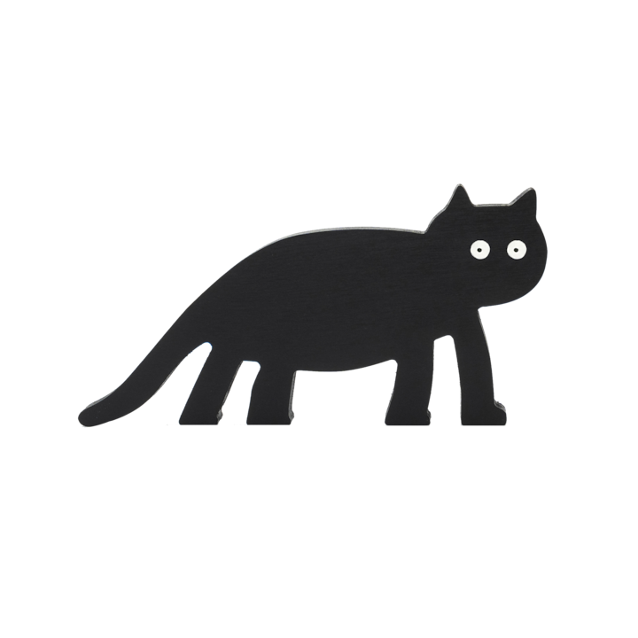 BLACK CAT ウッド オブジェ