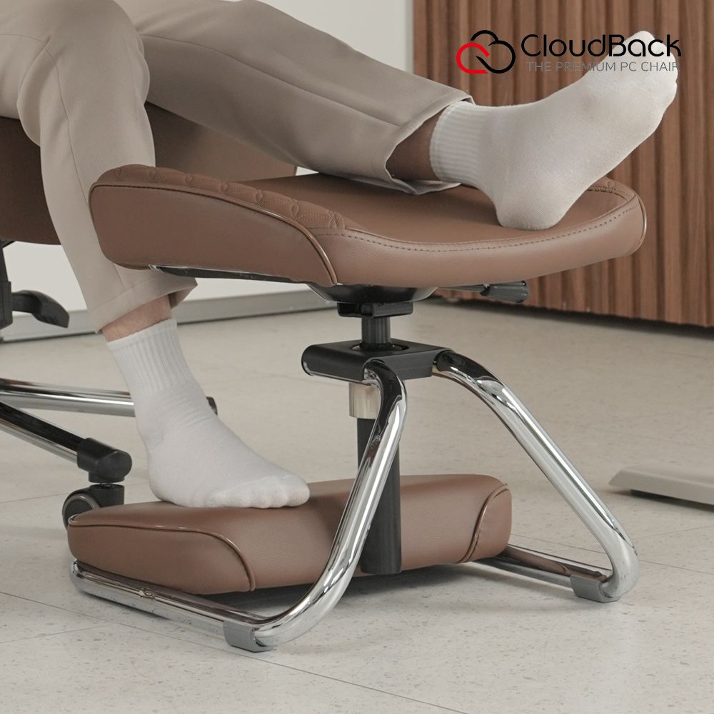 클라우드백 마이풋서포트 컴퓨터 사무실 책상 발받침대 의자 다리 발판 풋스툴 2단 