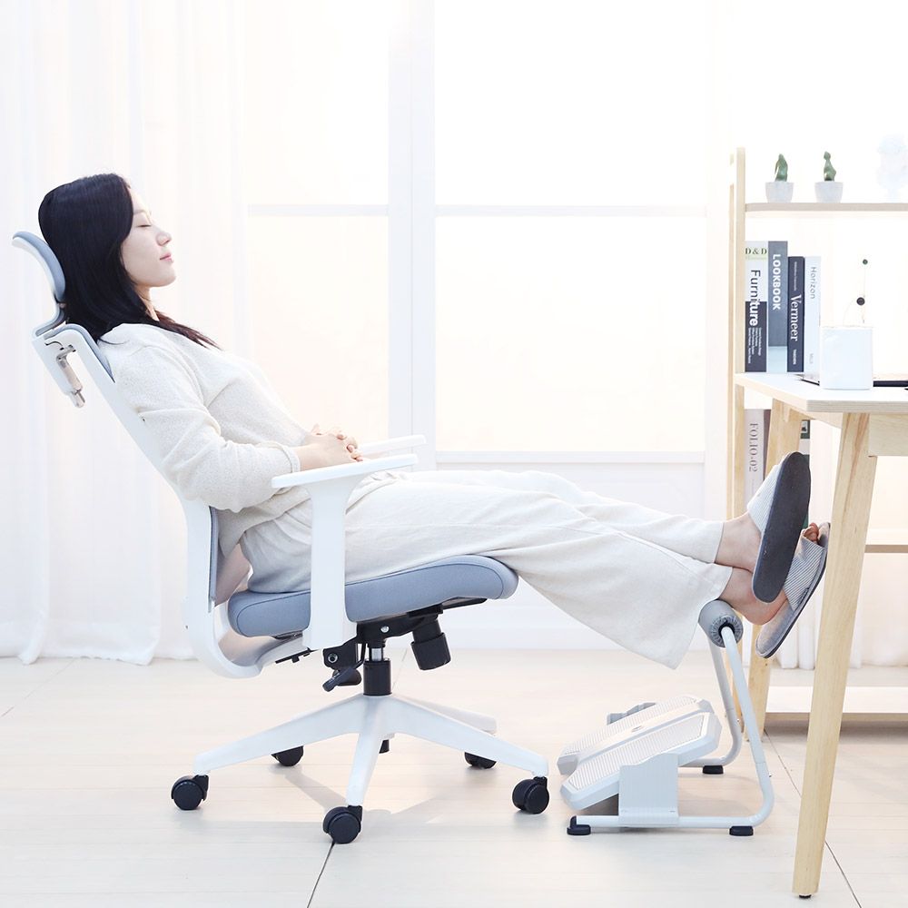 [오늘출발] [신상품] 린백 발받침대 사무실 책상 다리 발받침대 각도조절 풋레스트 LB106F