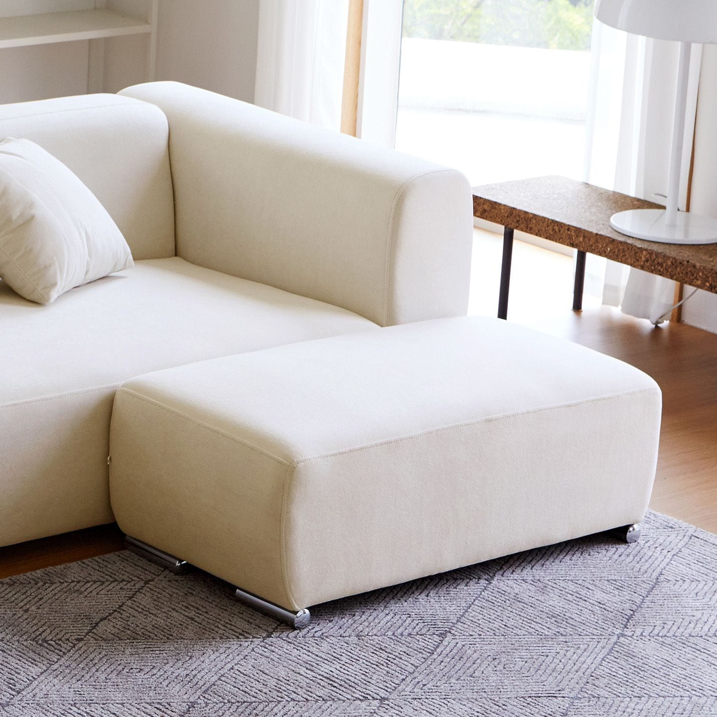 베스트리빙 메이 아쿠아텍스 패브릭 스툴 