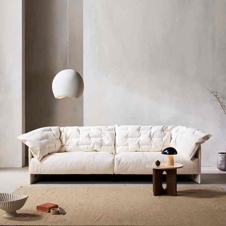 Panino 4人掛け ファブリックソファ［2色］