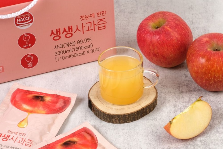 건강즙·청·전통음료 > 첫눈에 반한 생생사과즙 | 오늘의집 쇼핑 첫눈에 반한 생생사과즙