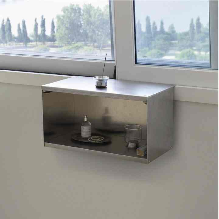 MUTA 窓掛けシェルフ フレームキャビネット［4色］