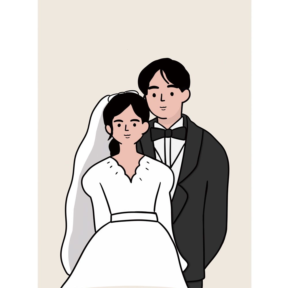 밀크하우스 A3 (결혼) 신혼부부 신혼인테리어그림 신혼집 신혼선물 부부의날