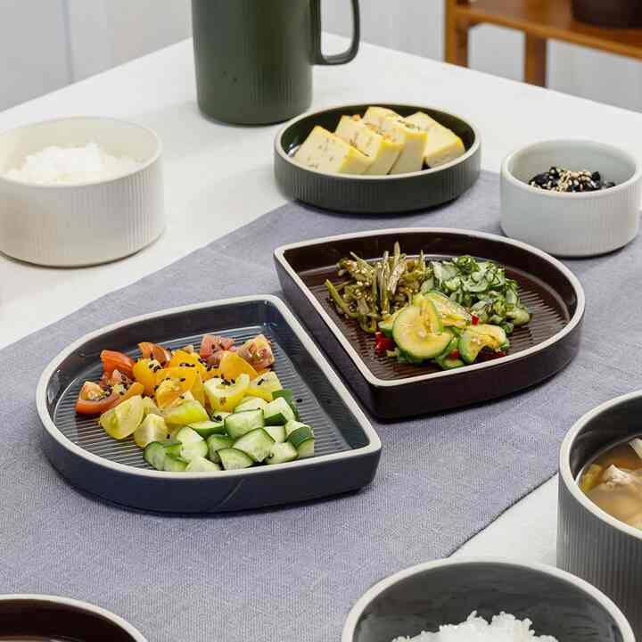 CHAGOK 1/2 楕円形プレート［4色］