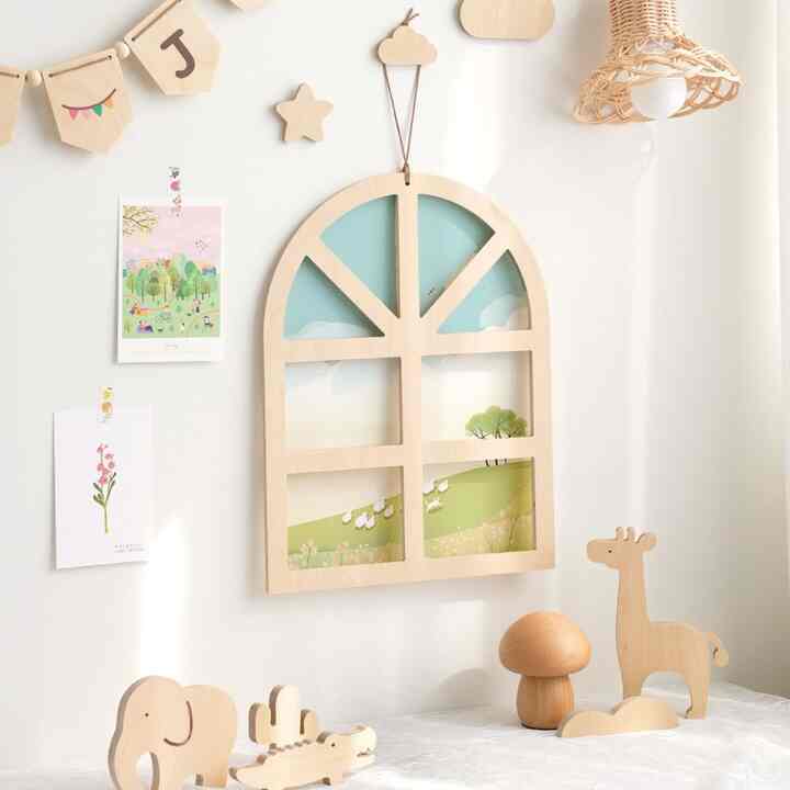 インテリア小物 ウッドウィンドウ