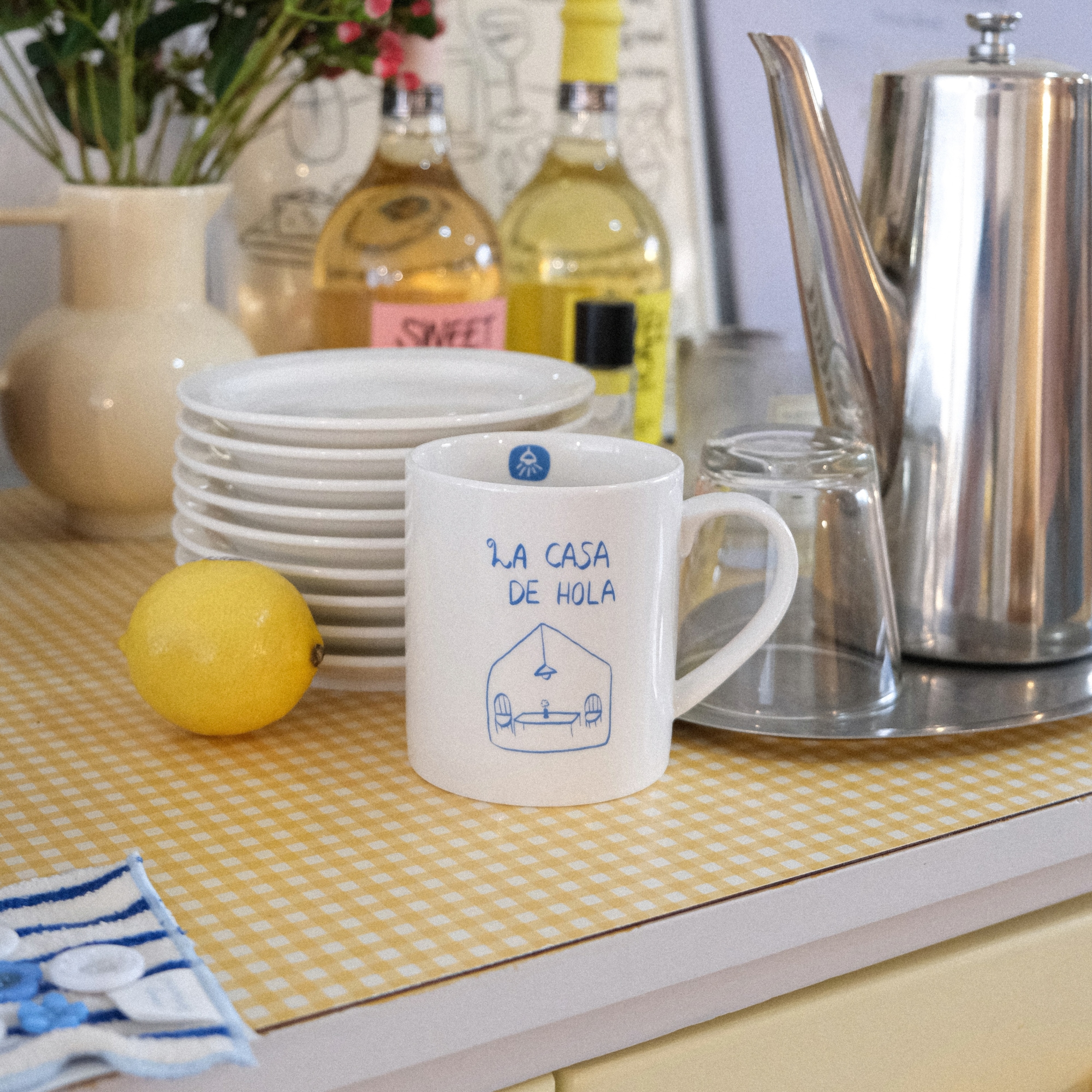 네르하 올라Hola 라까사드올라 카페 머그컵 360ml