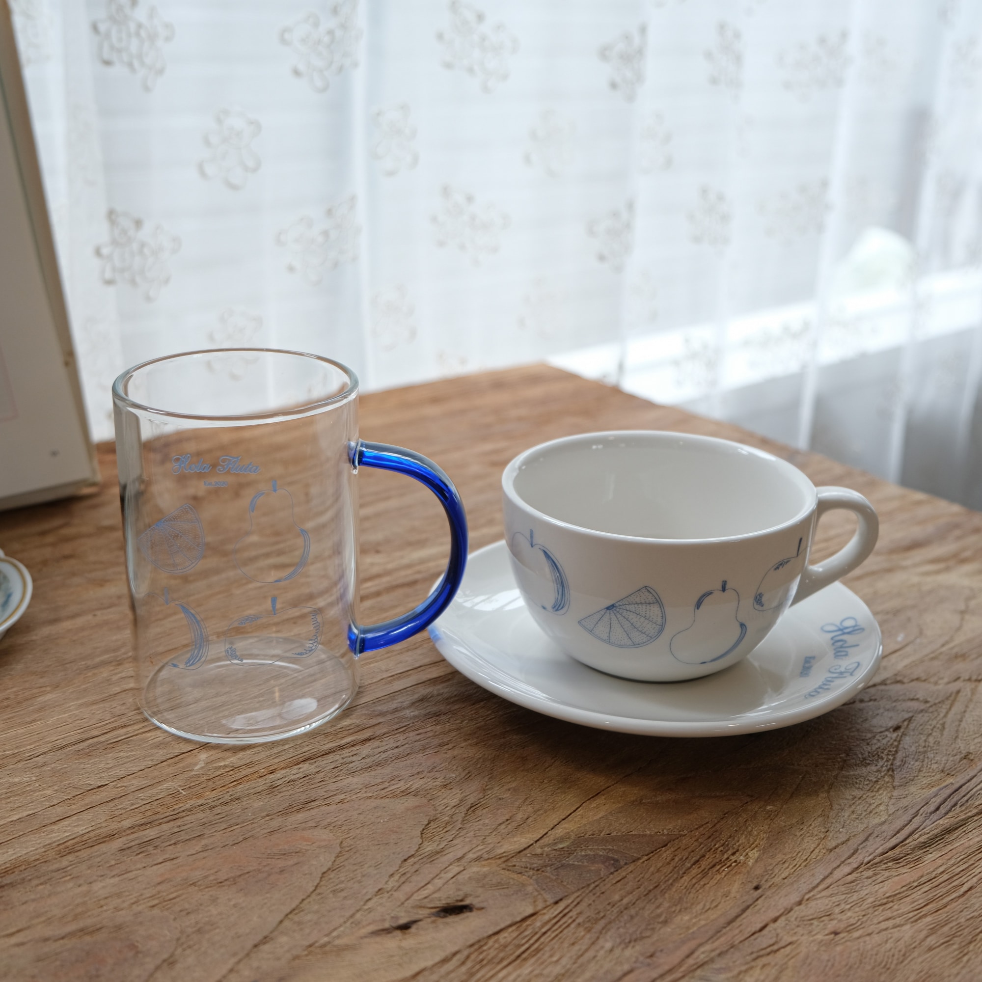 네르하 올라Hola 내열유리컵 홈카페 세트