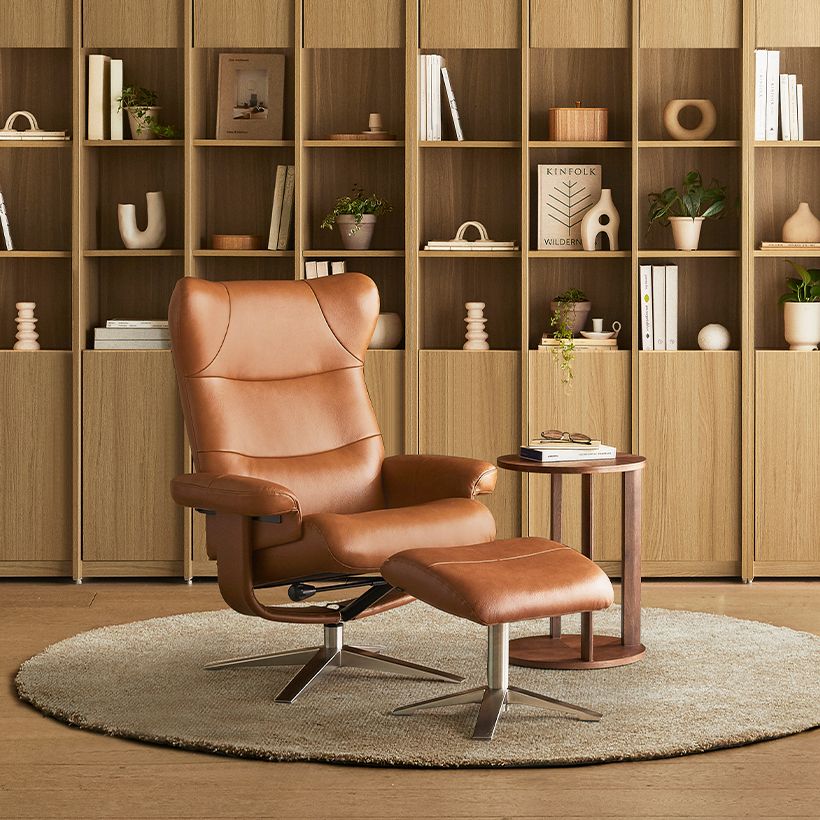 까사미아 NEW 옴므 1인 리클라이너_브라운 