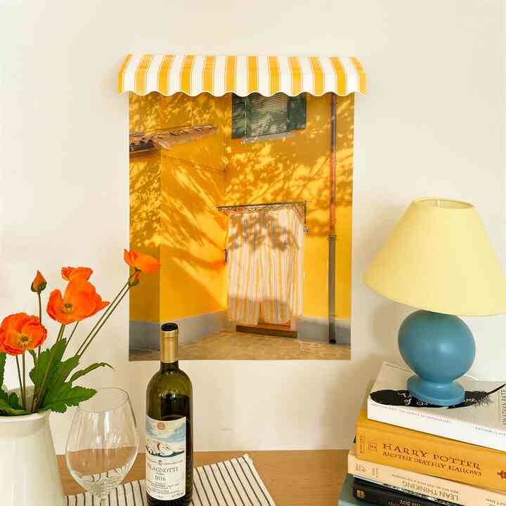 イタリア オーニングポスター-Yellow