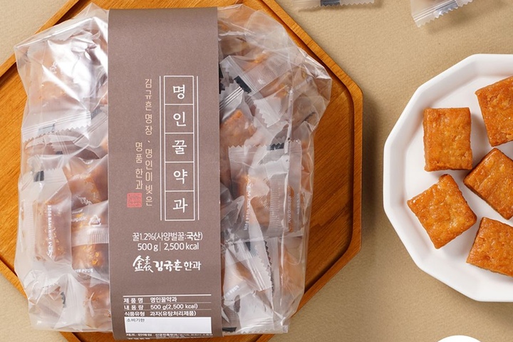 떡·전통간식 > 명인 꿀약과 (띠지형) 500g*2봉 | 오늘의집 쇼핑 명인 꿀약과 (띠지형) 500g*2봉