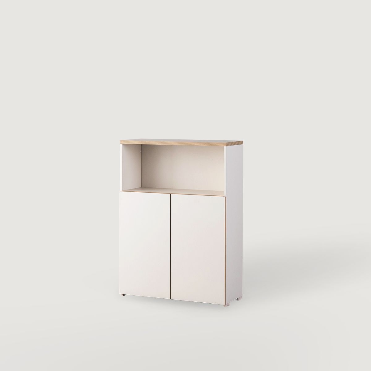 리바트하움 오브제 800 3단책장(도어) 