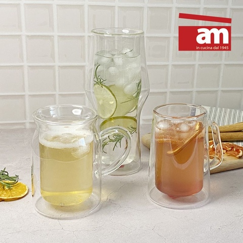 유리컵·물컵 > 이태리 am 더블월 글라스 내열 이중 유리컵 500ml 맥주잔 하이볼잔 물잔 커피잔 | 오늘의집 쇼핑