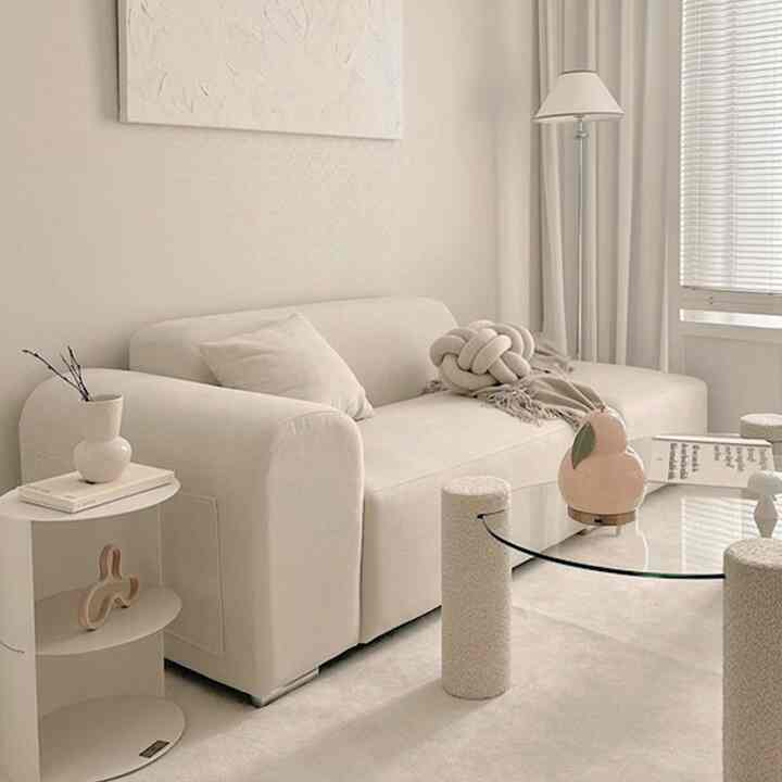 Modern Modular Sofa with Ottoman