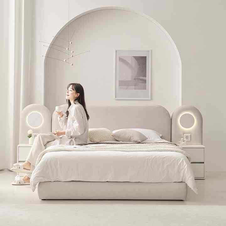 DANI ZOYA FABRIC ホテル式 ベッドフレーム［3サイズ］