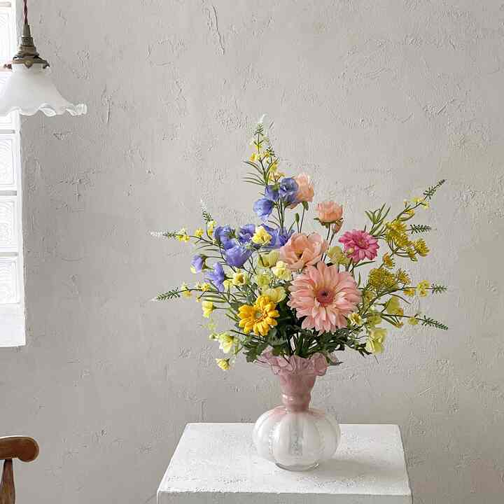 サントリーニ ガーベラ スイートピー デイジー 造花セット［2種］