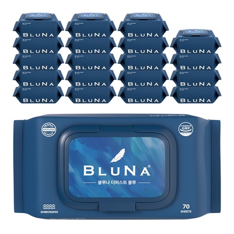 블루나 더퍼스트 블루 70평량 20팩