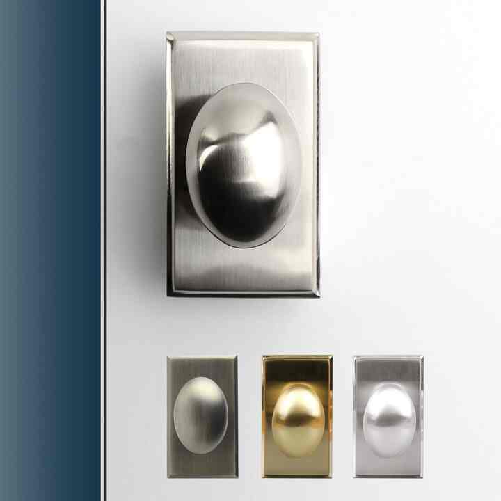 エッグ ドアノブ 406 スクエア［3色］