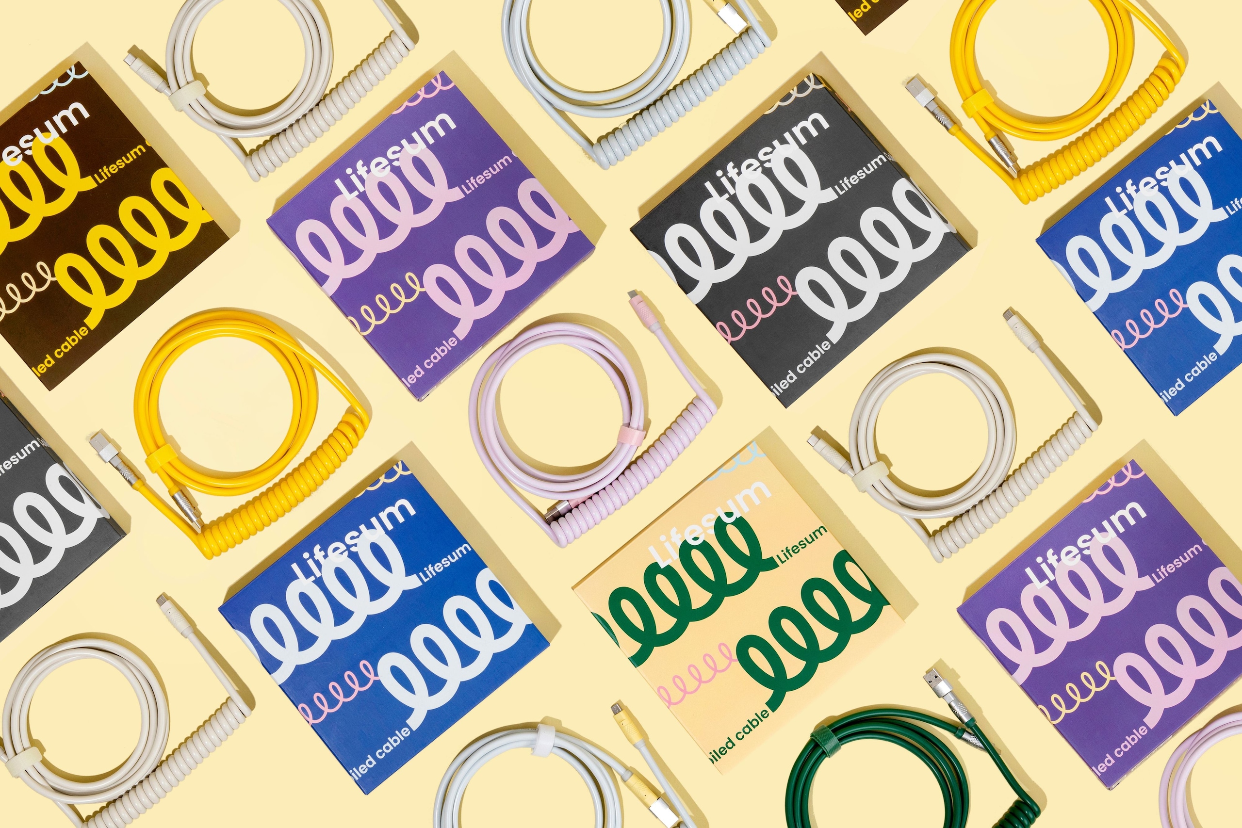 라이프썸 키보드 코일 케이블 1.6M USB C타입 (LFS-HA52) 5종 택 1