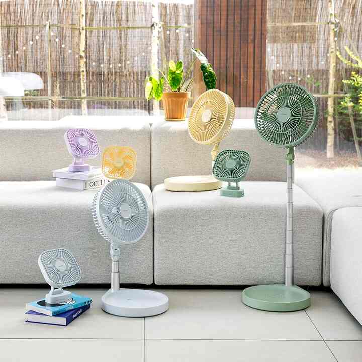 コードレス 折り畳み BLDC扇風機 (LFS-HA40)