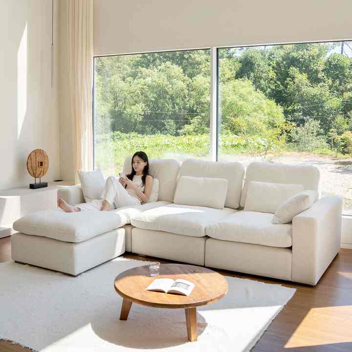 Mild グース スイング モジュールソファ［2色］