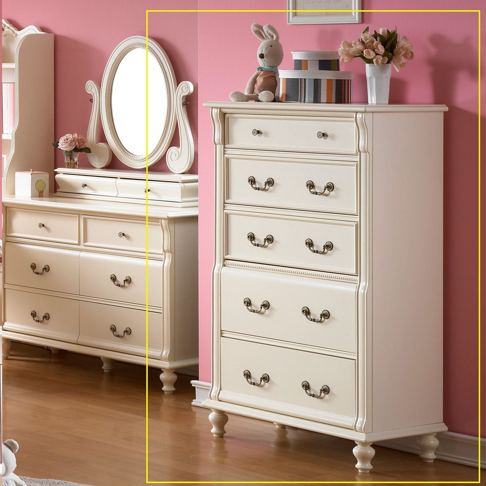 bllc퍼니처 티보니 엔틱 자작나무 원목 5단 서랍장