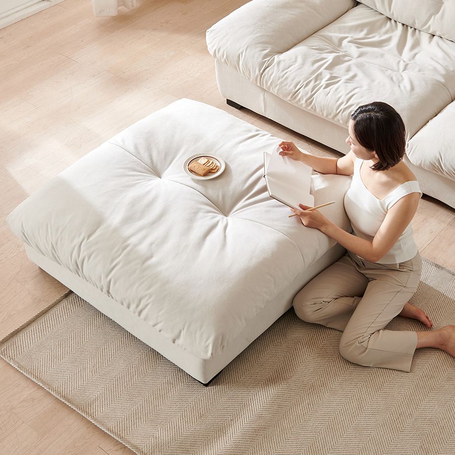 이노센트 하늘 N1 구스 1.5인 패브릭 소파 스툴 