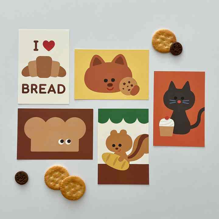 ベーカリー ポストカードセット