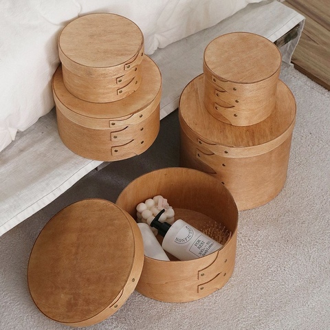 데이즈룸
우드 셰이커 원형 박스 5size