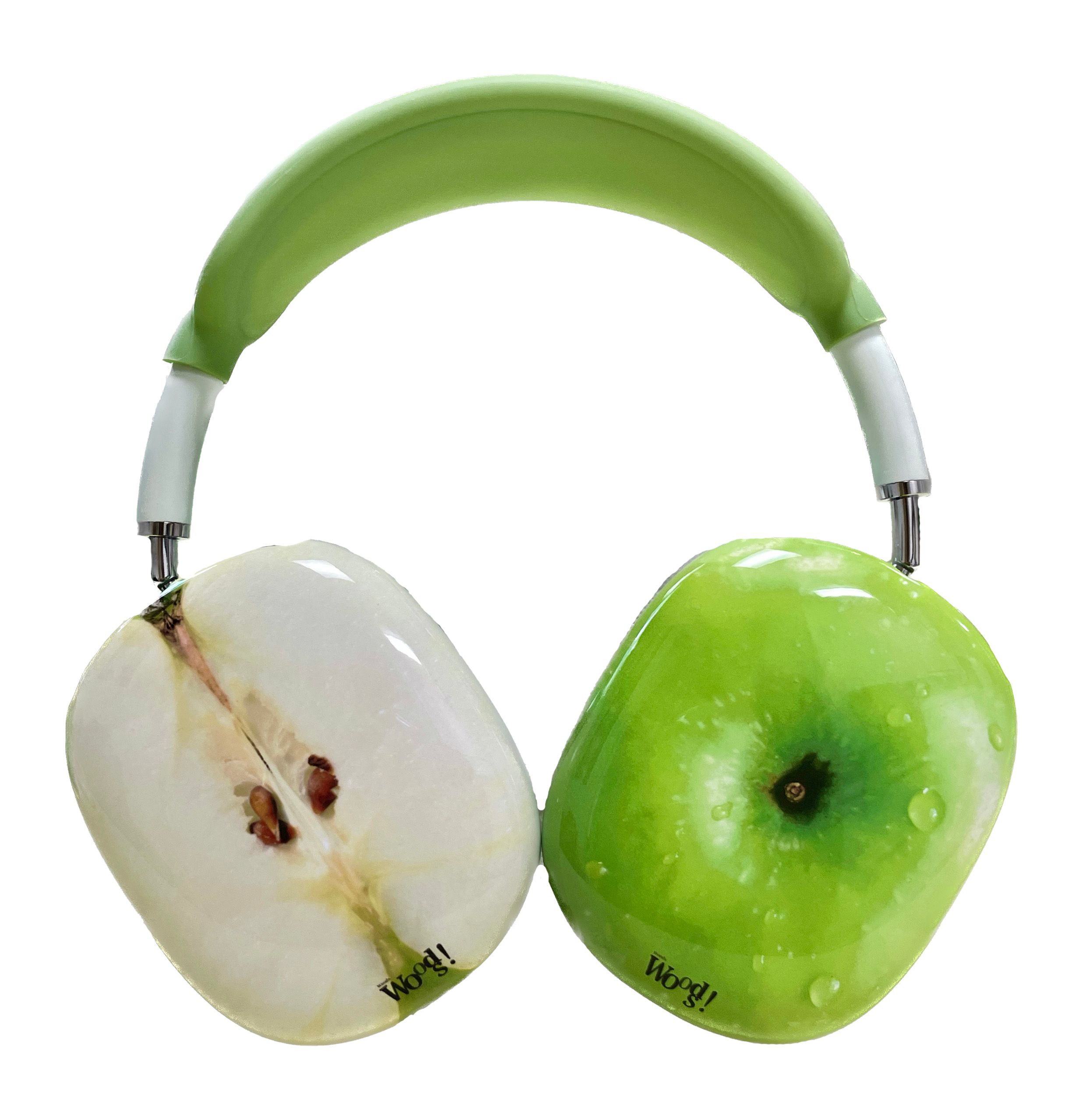 우즈우즈 In-And-Out Green apple Airpods Max Case 인앤아웃 청사과