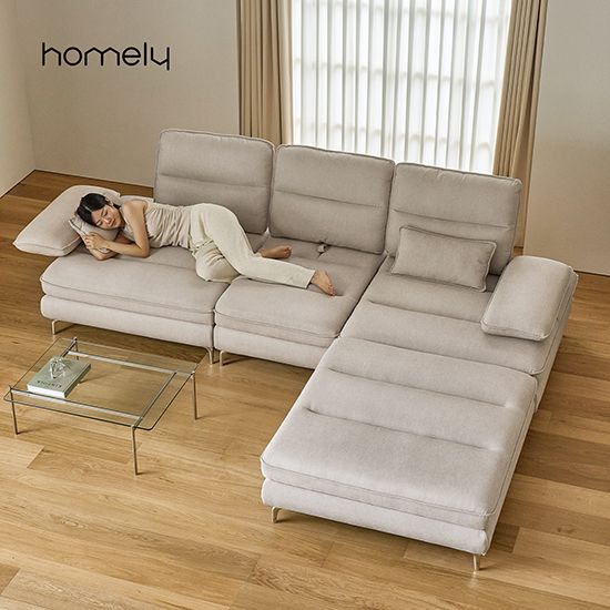 [신상품] 홈리 멜로우 2800 유럽 오코텍스 패브릭 스윙 4인 소파 4인용 쇼파