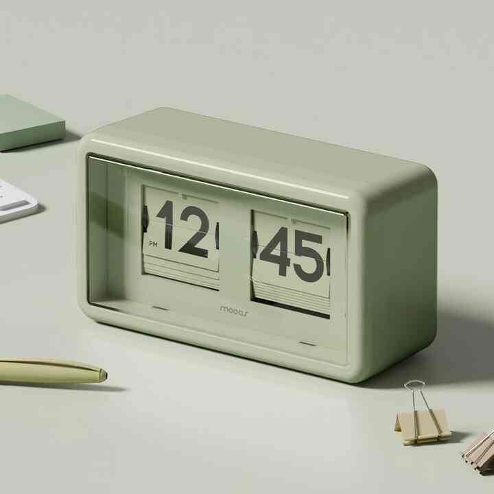 アナログ 置き時計［4色］