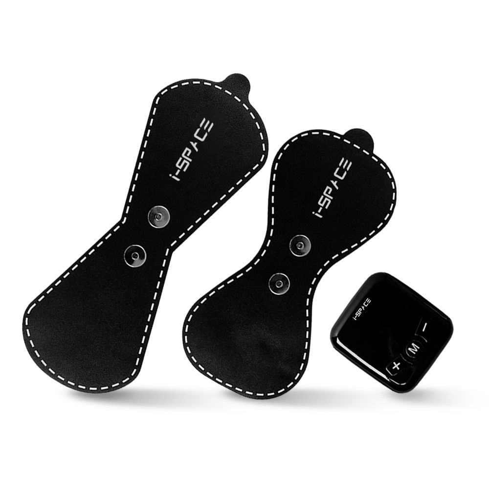 ISPACE EMS 저주파 마사지기 패드총4매 SPACE-EMSM9 팔 다리 어깨 목 마사지