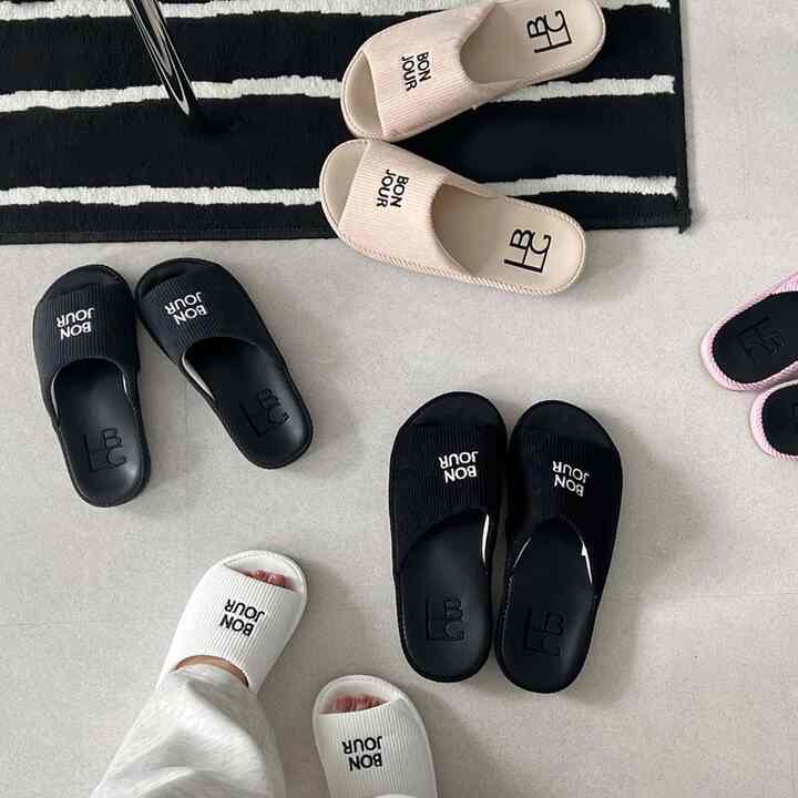 コクン コデュロイ＆フェイクレザー ルームシューズ［5色・2サイズ］